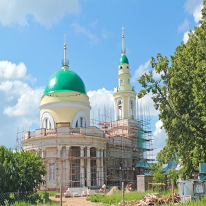 храм в поселке архангельское